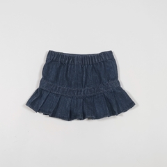 TALLE 3 AÑOS - POLLERA JEAN AZUL VOLADO - GAP - comprar online