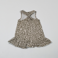 TALLE M ( 6/9 MESES ) - VESTIDO ALGODON S/MANGA ANIMAL PRINT - CHEEKY - comprar online