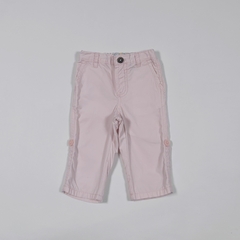 TALLE 6 MESES - PANTALON GABARDINA FINITO ROSA - CARTERS