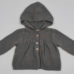 TALLE 6 MESES - CAMPERA TEJIDO HILO GRIS - CARTERS - comprar online