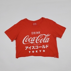 TALLE 1/38 - REMERA M/CORTA ROJA COCA COLA - 47 STREET