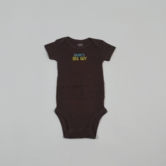 TALLE NB ( 0/3 MESES ) - BODY M/CORTA MARRON - CARTERS - comprar online