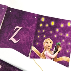 Kit decoración cumpleaños Rapunzel en internet