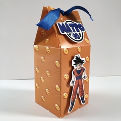 Milk box 3D con figuras en relieve Dragon ball