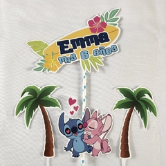 Kit decoración para cumpleaños Stitch y Ángela - comprar online