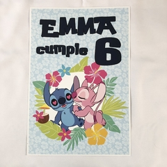 Imagen de Kit decoración para cumpleaños Stitch y Ángela