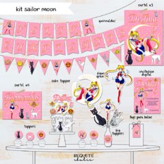 Kit imprimible deco básico Sailor Moon