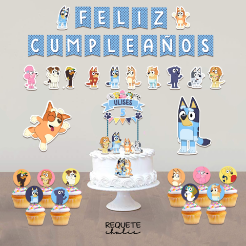 Pack Cumpleaños BLUEY