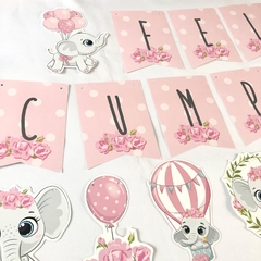 Kit decoración para cumpleaños elegante bebe en internet