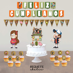 Kit cumpleaños deco mini Gravity Falls