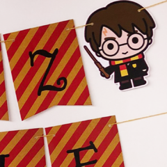 Kit Deco Cumple Imprimible Personalizado Harry Potter