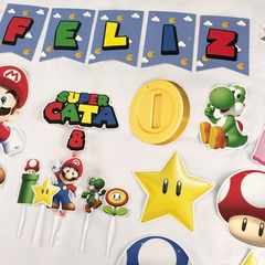 Kit decoración cumpleaños Mario Bros - comprar online