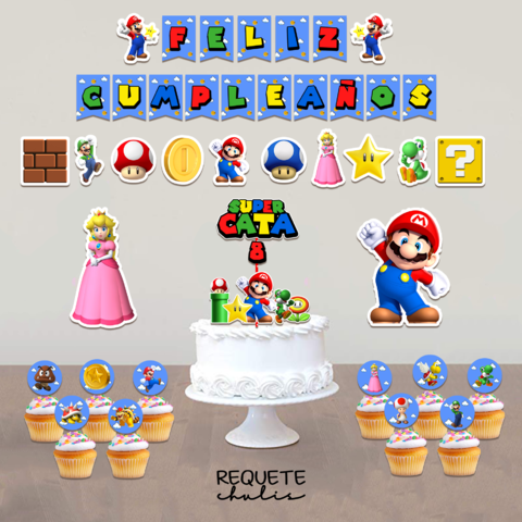 Pack Cumpleaños MARIO BROS