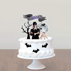 Cake topper Pincho Adorno torta Personalizado Merllina Adams