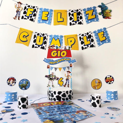 Kit decoración para cumpleaños Toy Story