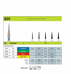 Piedra de Diamante En Punta P/Turbina FG 859 Jota - comprar online