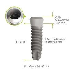 Implante Mei Cono Morse Ø4,00mm Conex. Int. Byw Implantes