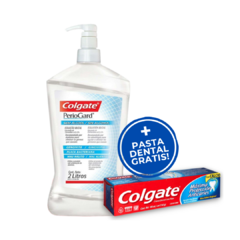 Enjuague Bucal 2lts PerioGard Colgate con dosificador + pasta dental GRATIS!
