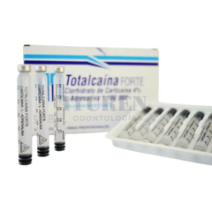 Totalcaína Forte Anestesia Odontológica x50 anestubos - comprar online