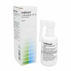 Indican Lidocaína 10% Anestesia odontológica tópica Spray 60ml - comprar online