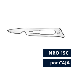 Hoja Para Bisturí Estéril N°15C (CAJA x 100 UNIDADES) - comprar online