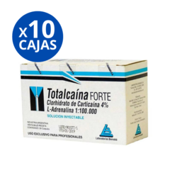 10 CAJAS Totalcaína Forte Anestesia Odontológica x50 anestubos - comprar online