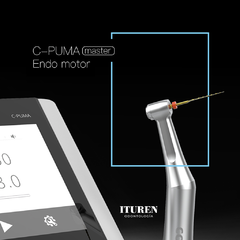 Micromotor Eléctrico C-Puma Coxo MASTER + CA Multiplicador 1:5 + CA para endodoncia 6:1 - Ituren Odontología