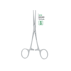 Pinza Hemostática Kocher Recta 14,5cm 5219 Kohler