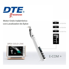 Motor de endodoncia inalámbrico E-Com+ + Localizador Apical DPEX III Gold DTE Woodpecker