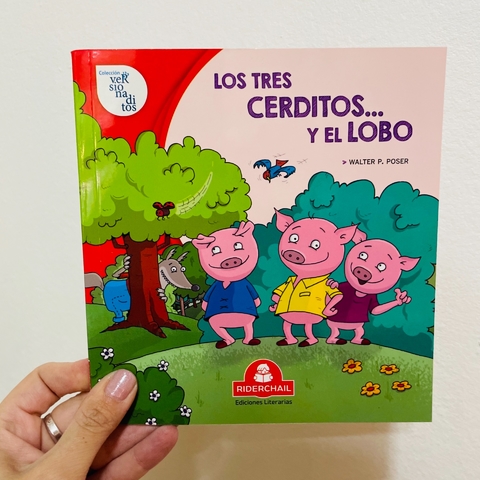 Cuento Los tres cerditos: Libro para colorear (Spanish Edition)