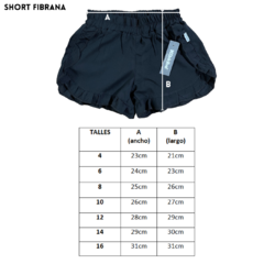 SHORT FIBRANA NEGRO - comprar online