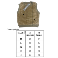 CHALECO PELUCHE - comprar online