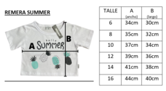 REMERA SUMMER CORTA - comprar online