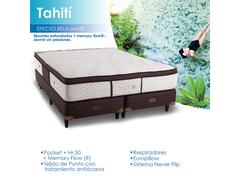 Colchón Topacio 3g Tahiti 2 Plazas 190 X 140 X 32 Cm - comprar online