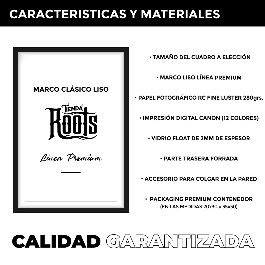 Marco blanco 20x30cm - Marcos para cuadros modernos – Artesta