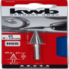 Fresa rotativa, trabajos con metales, cono puntiagudo KWB - comprar online