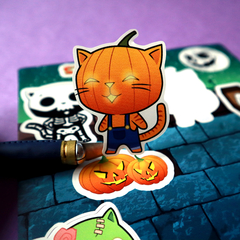 Plancha de Stickers: SCARY KITTENS - All About Cats