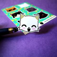 Plancha de stickers: MICHIS - All About Cats