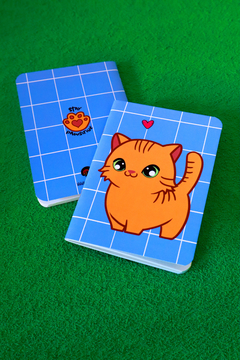 Libreta Gatito Naranja