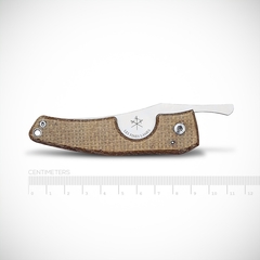 Cortador charutos LES FINES LAMES Le Petit micarta caramel - comprar online