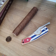 Cortador charutos LES FINES LAMES Le Petit cuba flag light