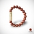 Furador charutos LES FINES LAMES Bracelete brass red jasper L