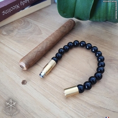 Furador charutos LES FINES LAMES Bracelete brass onyx S - JetSetter