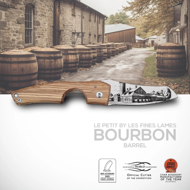 Cortador charutos LES FINES LAMES Le Petit bourbon barrel