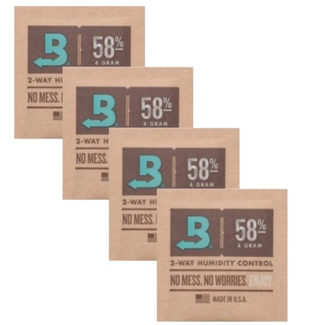 BOVEDA 58% - 4g kit c/4un umidificador ervas fumos alimentos