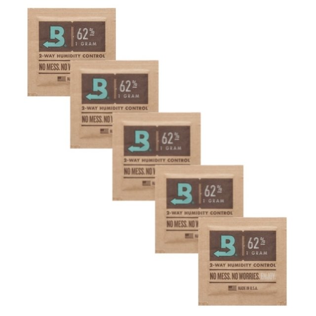 BOVEDA 62% - 1g kit c/5un umidificador ervas fumos alimentos