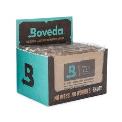 BOVEDA 72% - 60g c/12un umidificador charutos