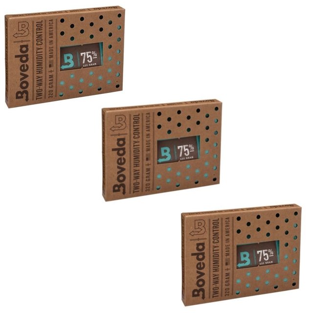 BOVEDA 75% - 320g kit c/3un umidificador charutos - comprar online