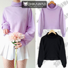 Buzo Crop Oversize Turtle Neck Aesthetic Kawaii Harajuku