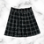 Pollera Tableada Grid Skirt - comprar online